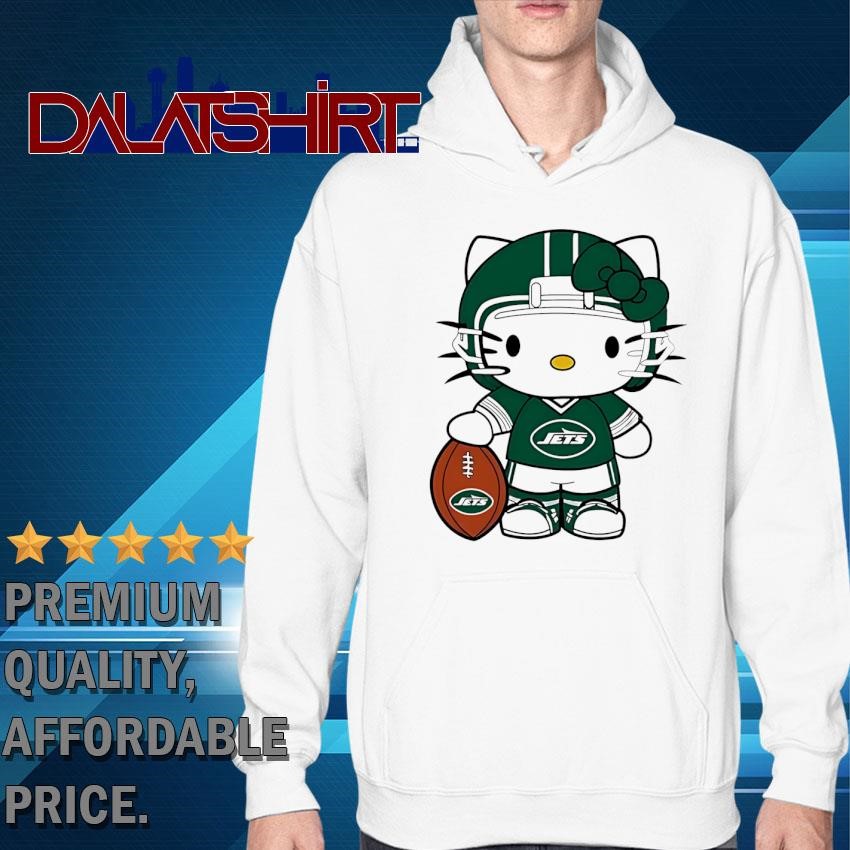 New York Jets Hello Kitty 2025 NFL Christmas Gameday Hoodie