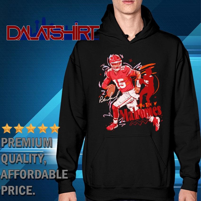 Patrick Mahomes Kansas City Scribble signature Hoodie