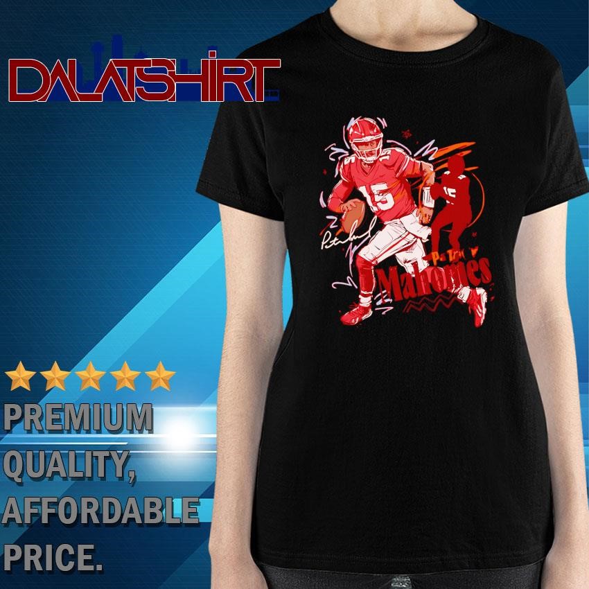 Patrick Mahomes Kansas City Scribble signature Ladies-Shirt