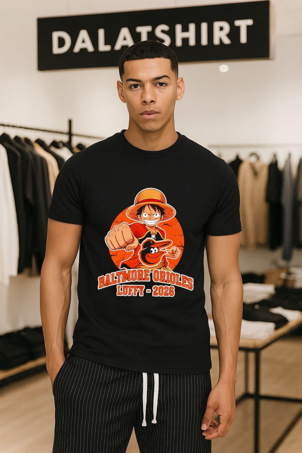 Baltimore Orioles One Piece 2026 Luffy shirt - Dalatshirt Store