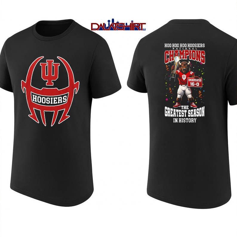 Indiana Hoosiers NCAA 2026 CFP National Champions shirt