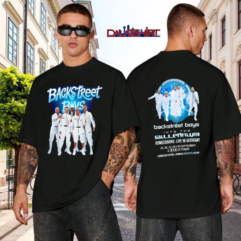 Backstreet Boys into the Millennium 2026 Tour black-shirt