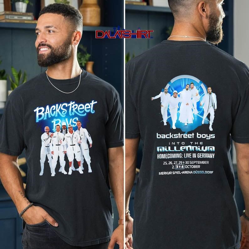 Backstreet Boys into the Millennium 2026 Tour t-shirt