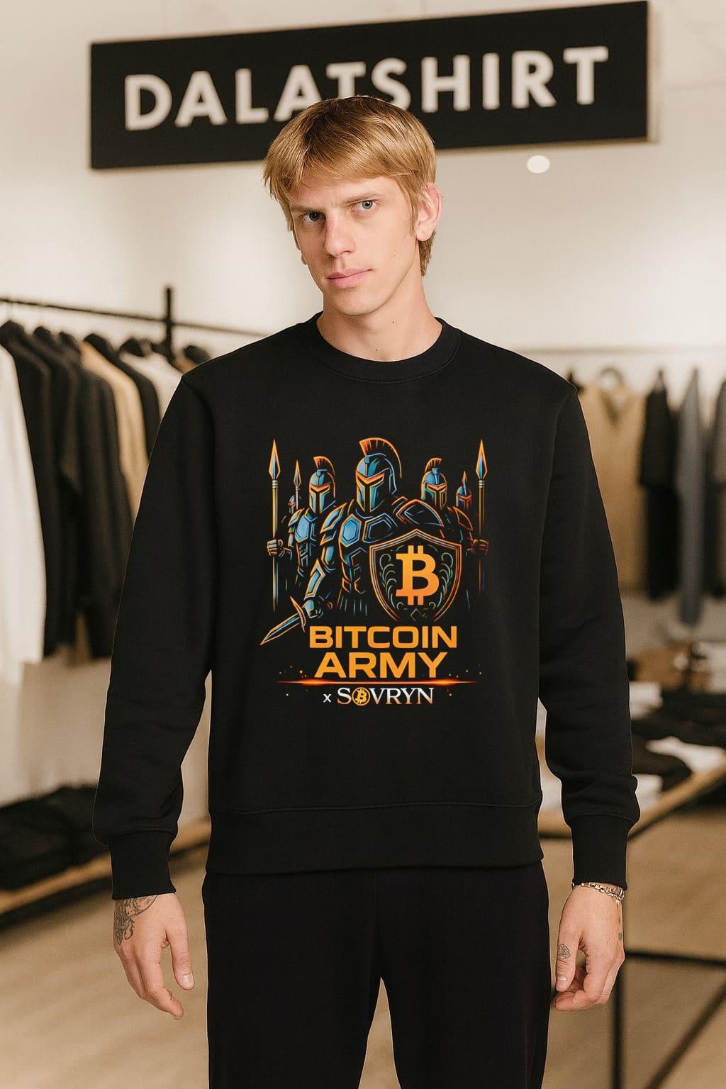 Bitcoin Army x Sovryn shirt - Dalatshirt Store Online Shopping in USA