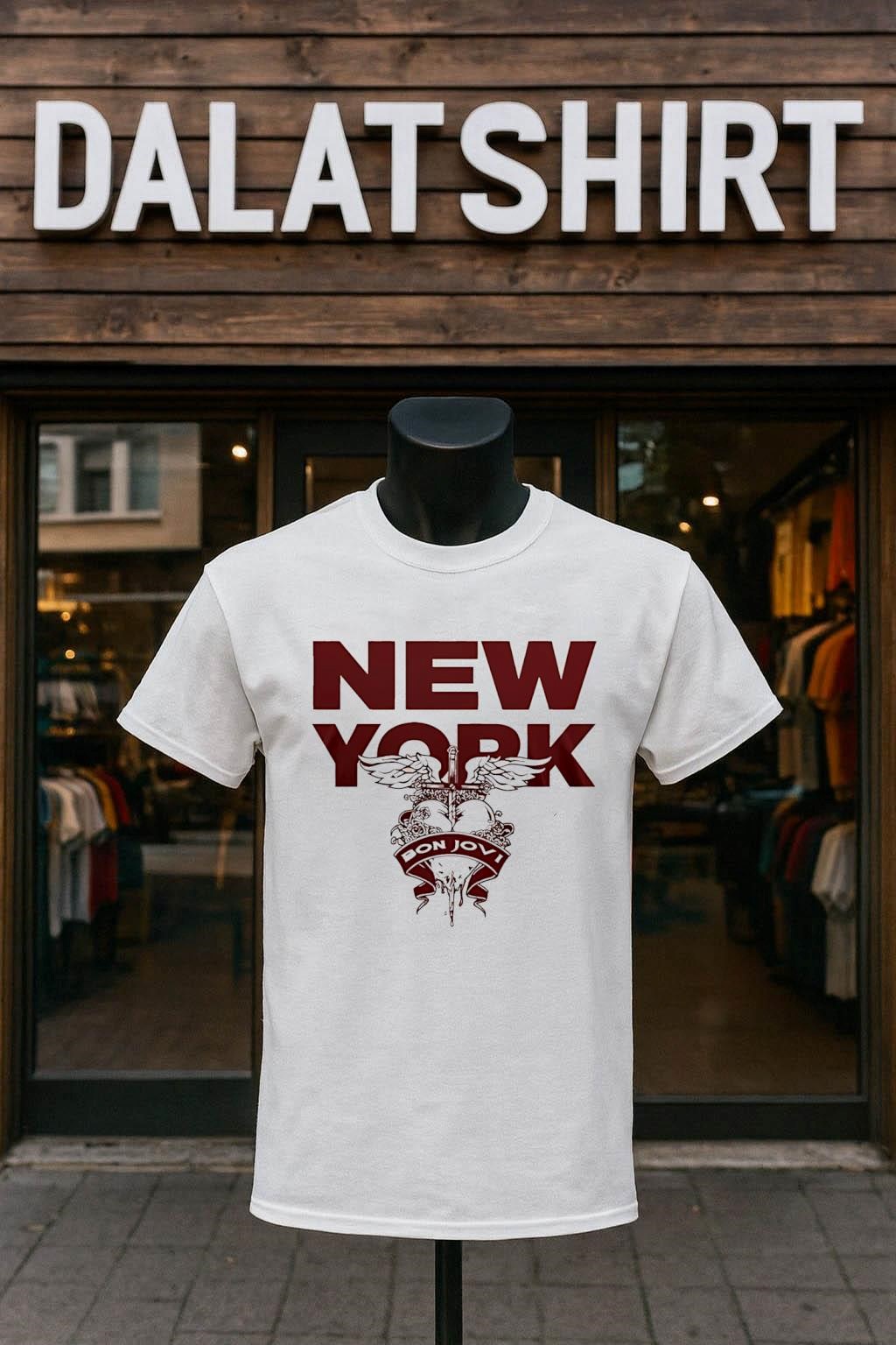Bon Jovi x New York Forever Tour 2026 shirt - Dalatshirt Store Online Shopping in USA