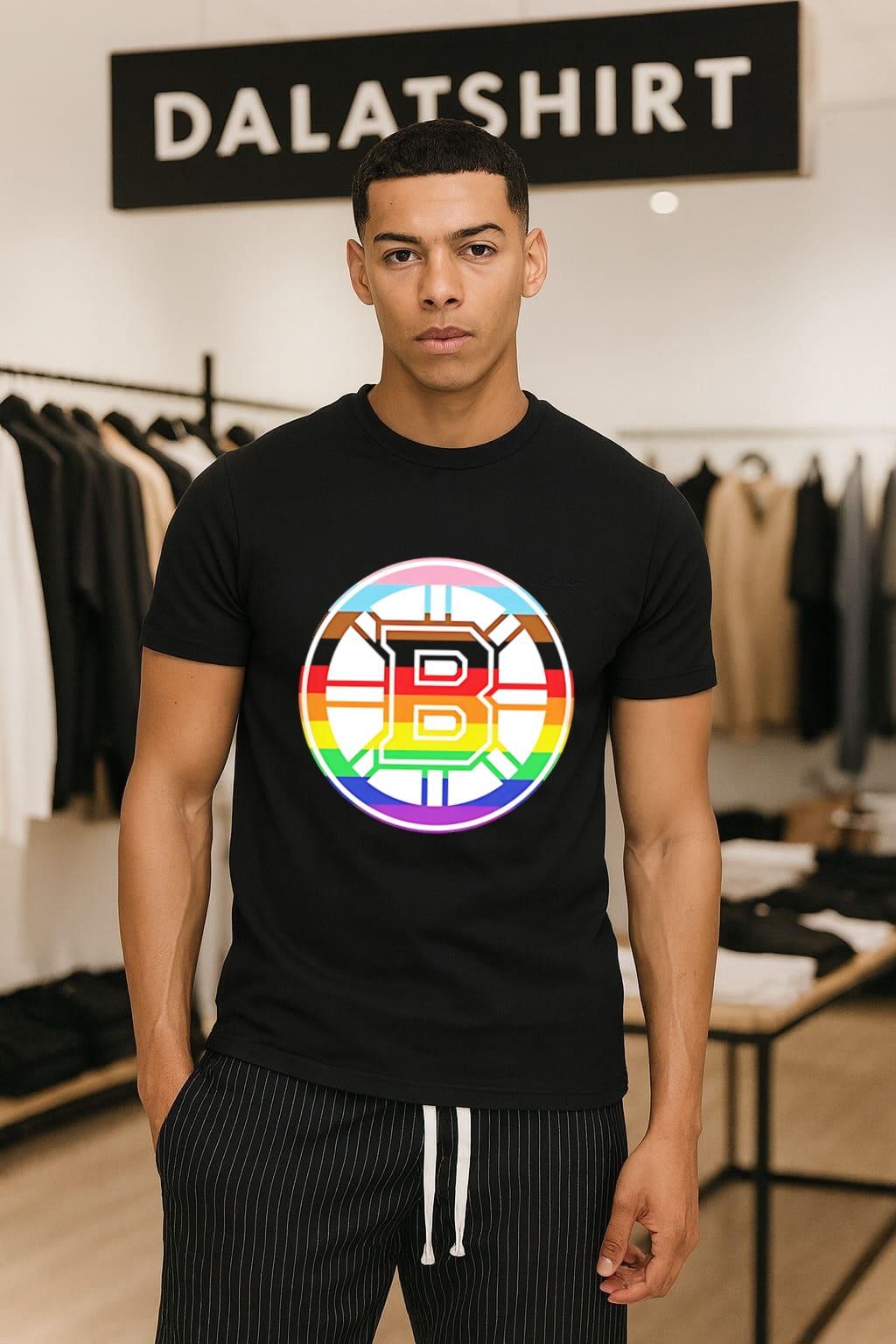 Boston Bruins x Pride Night 2026 NHL shirt - Dalatshirt Store Online Shopping in USA