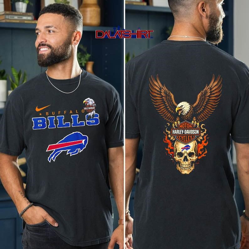 Buffalo Bills Eagle Harley Davidson t-shirt
