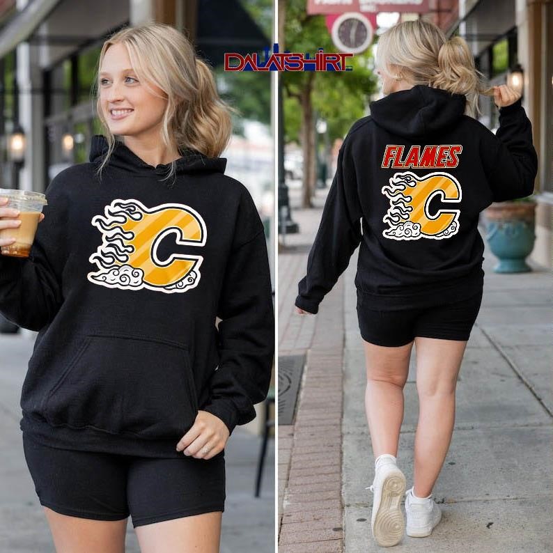 Calgary flames east asian celebration night hoodie