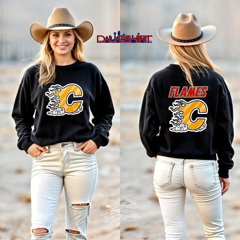 Calgary flames east asian celebration night long-sleeve