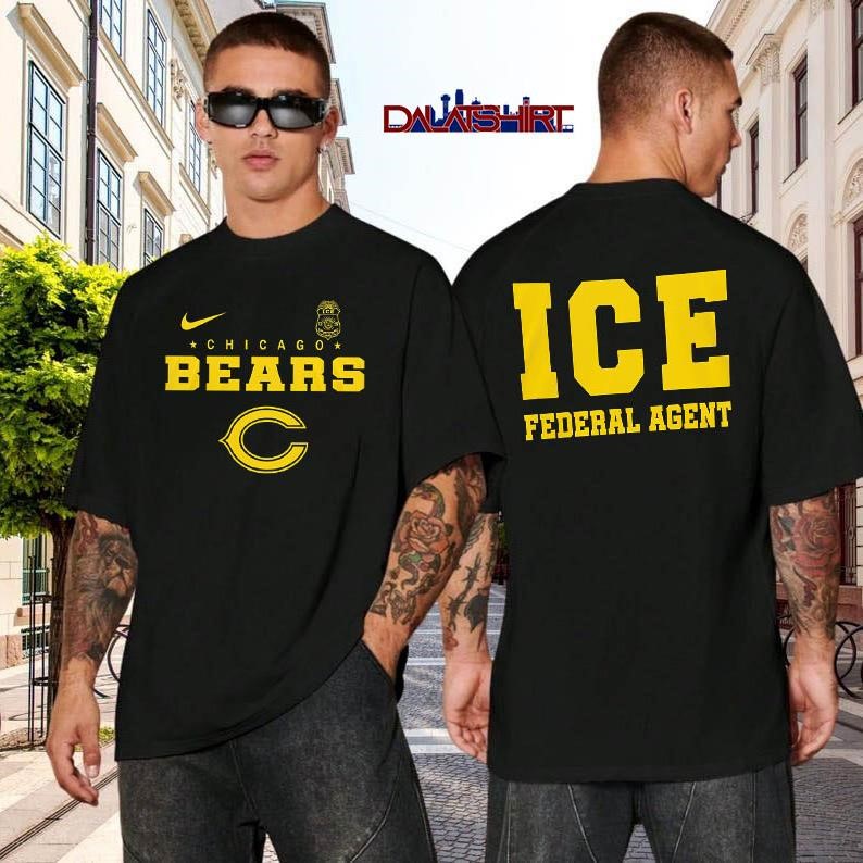 Chicago Bears NFL x Ice Federal Agent black-shirt