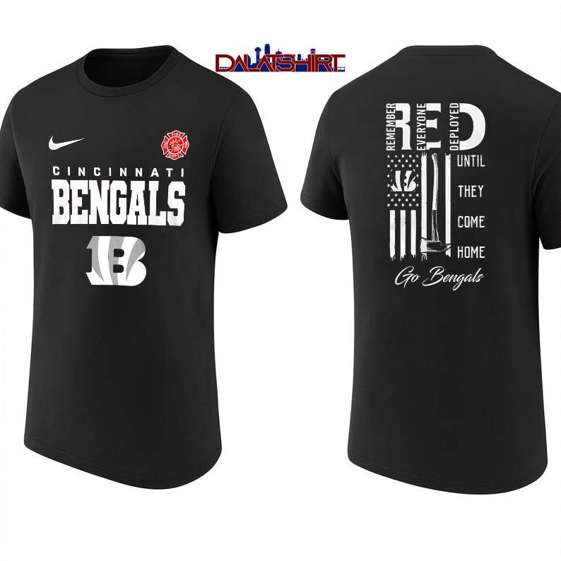 Cincinnati Bengals NFL red friday firefighter shirt