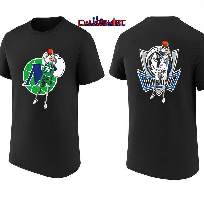 Dallas Mavericks Cooper Flagg skeleton basketball shirt