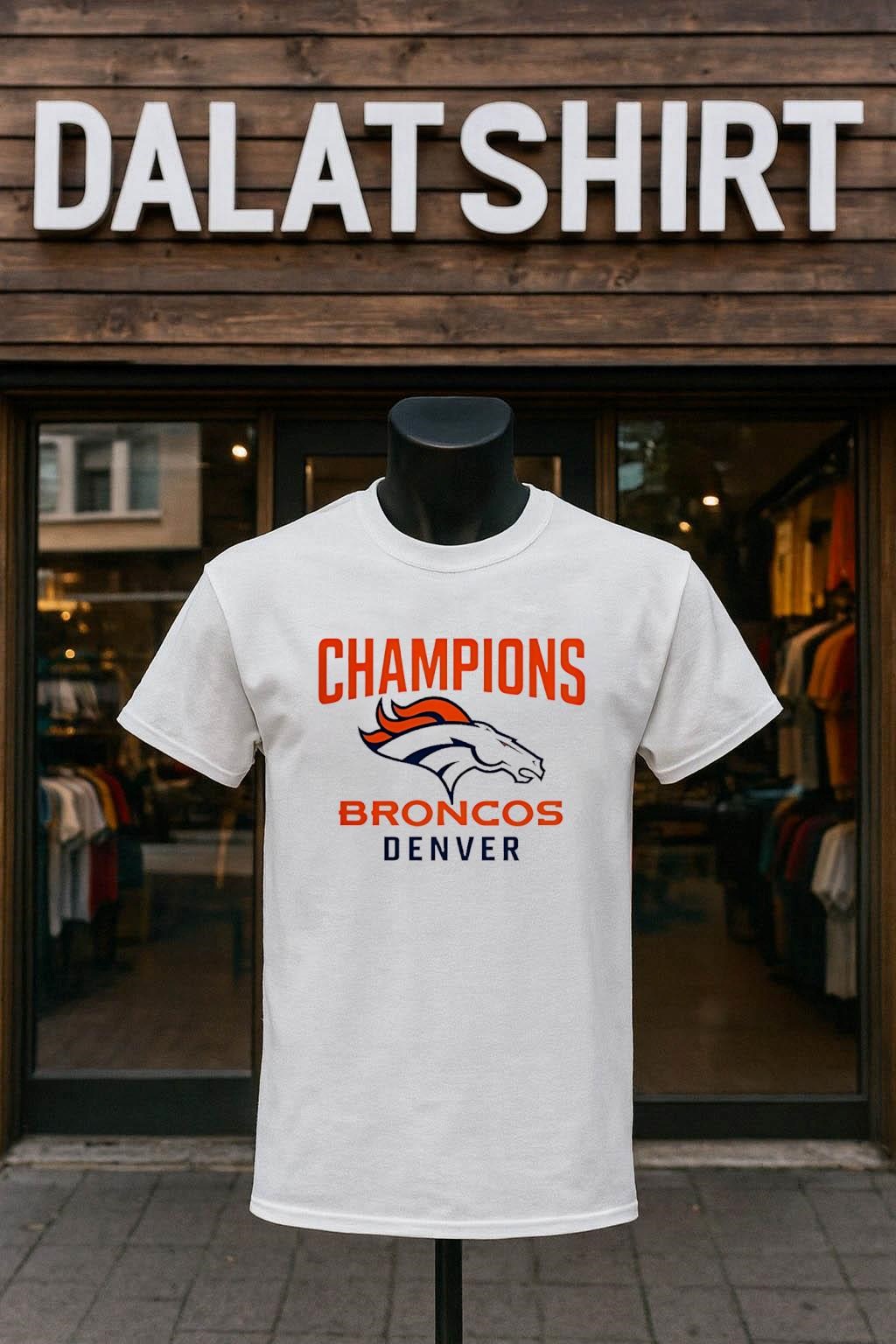 Denver Broncos AFC Champions shirt - Dalatshirt Store Online Shopping in USA