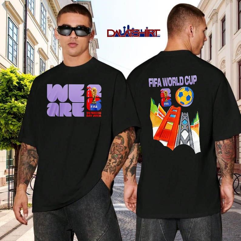 Fifa World Cup 2026 San Francisco Bay Area black-shirt