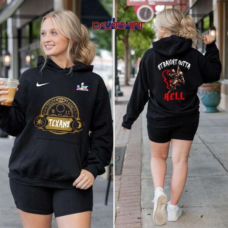 Houston Texans NFL 2026 Super Bowl x Silent Hill hoodie