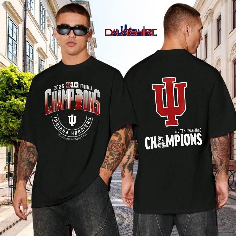 Indiana Hoosiers 2025-2026 CFP Champions Combo Black black-shirt