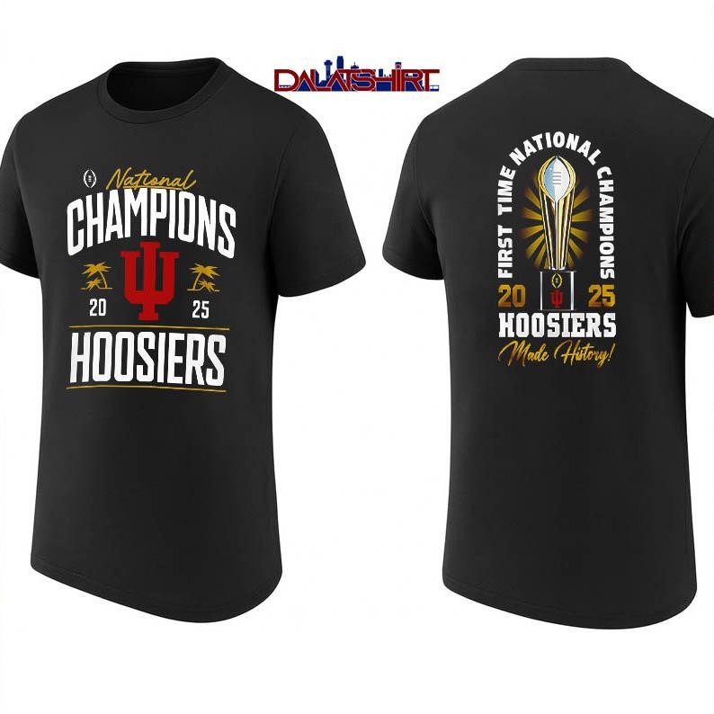 Indiana Hoosiers NCAA 2026 CFP National Champions shirt