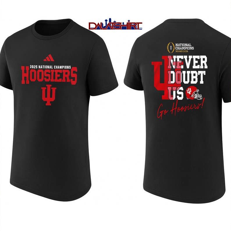 Indiana Hoosiers NCAA 2026 CFP National Champions stylish shirt