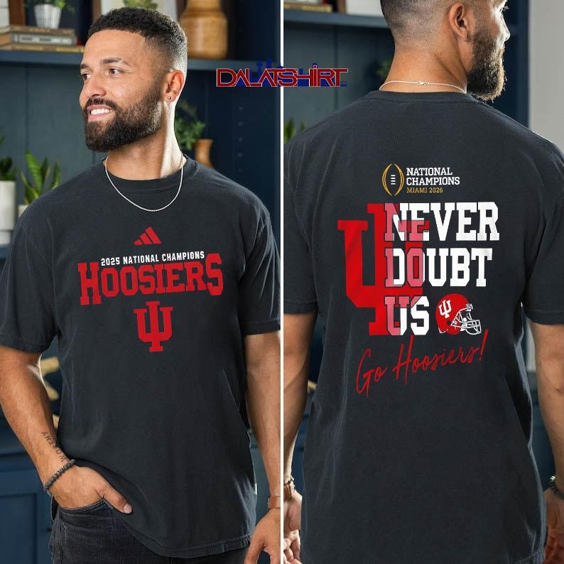 Indiana Hoosiers NCAA 2026 CFP National Champions stylish t-shirt