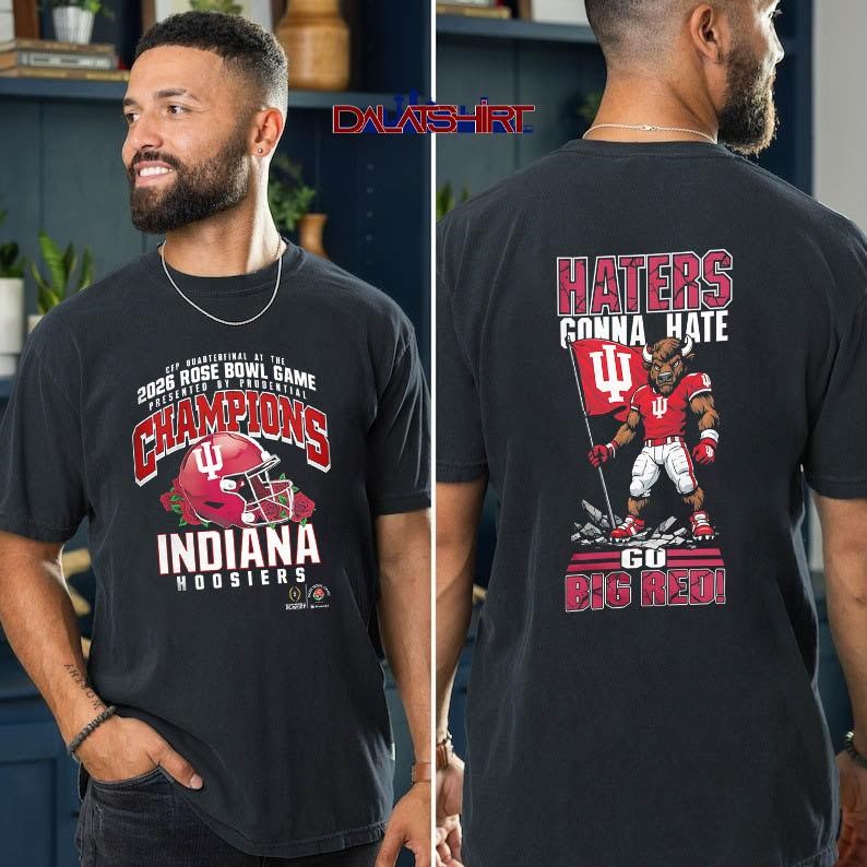 Indiana Hoosiers NCAA 2026 Rose Bowl Champions t-shirt