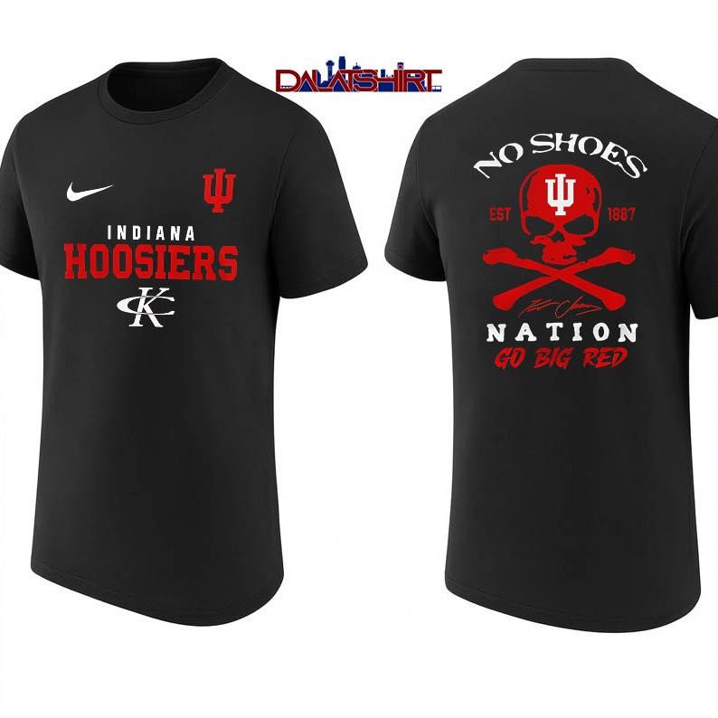 Indiana Hoosiers NCAA No Shoes Nation Go Big Red shirt