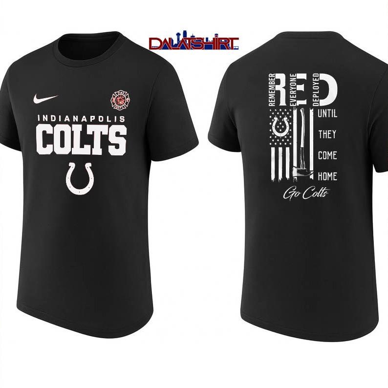 Indianapolis Colts NFL red friday firefighter shirt