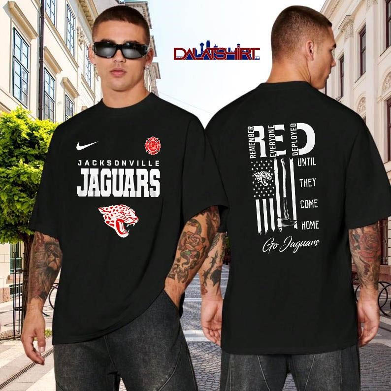 Jacksonville Jaguars NFL red friday firefighter black-shirt