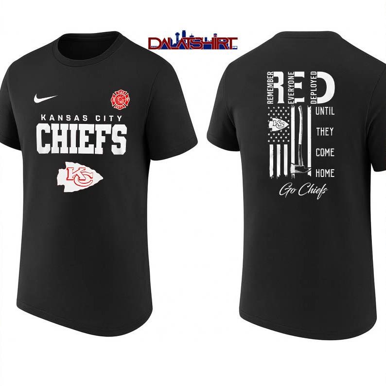 Kansas City Chiefs NFL red friday firefighter shirt