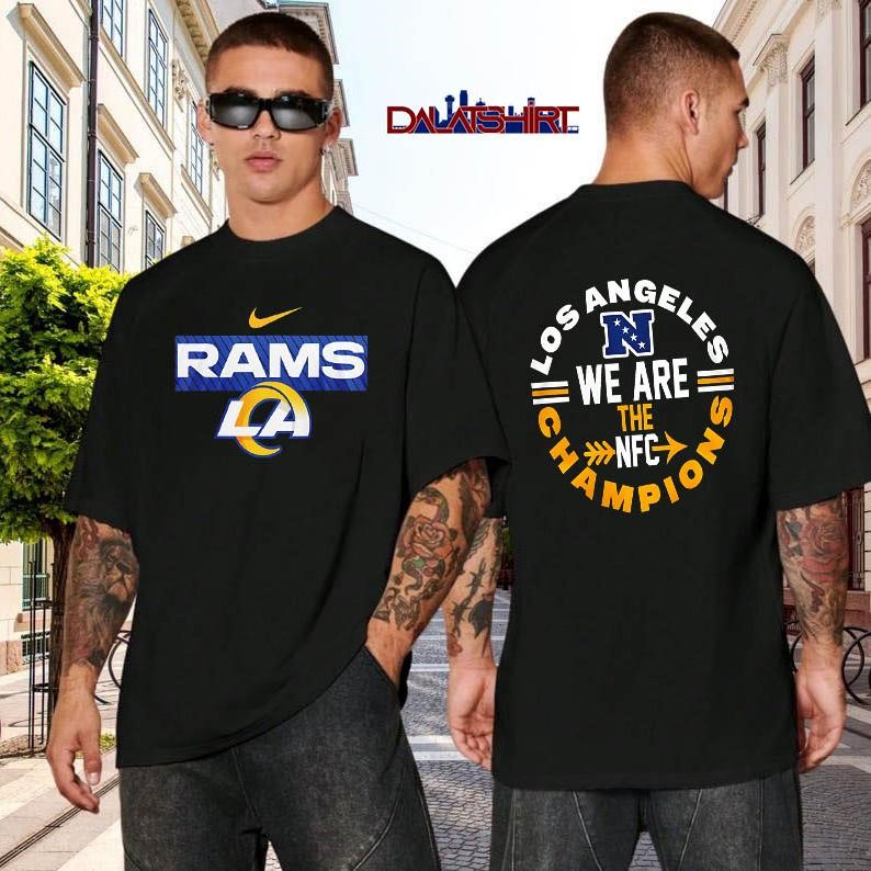 Los Angeles Rams NFL 2026 Super Bowl We are the NFC Champions black-shirt
