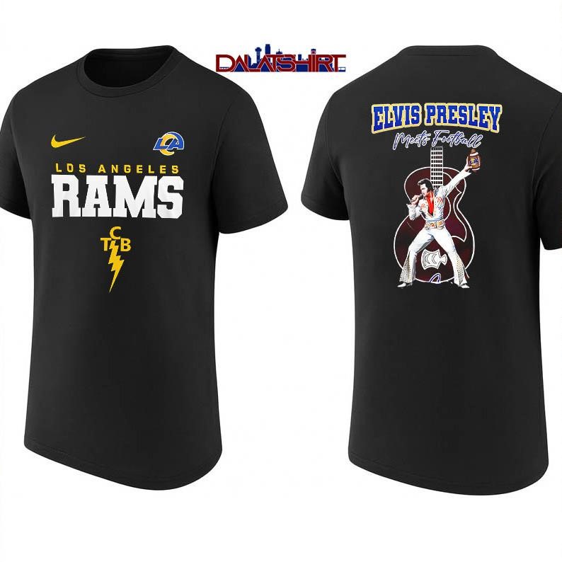 Los Angeles Rams NFL Elvis Presley Fan shirt
