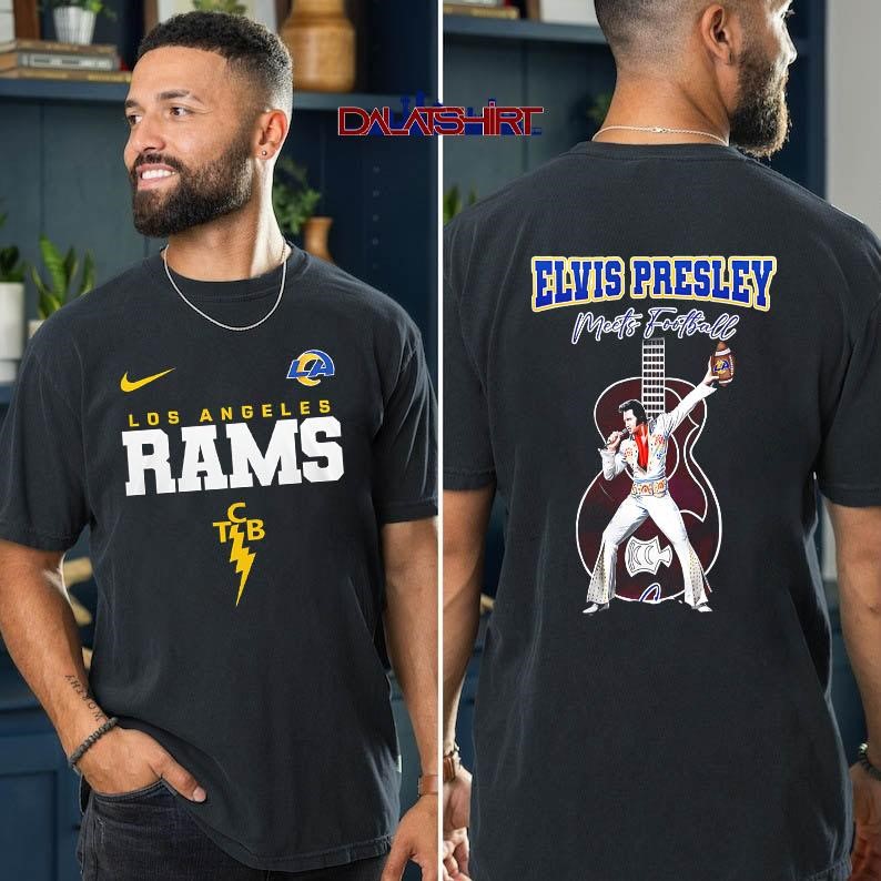 Los Angeles Rams NFL Elvis Presley Fan t-shirt