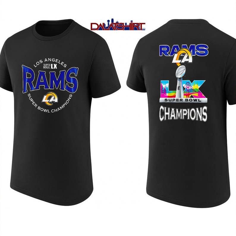 Los Angeles Rams Super Bowl LX Champions Stylish shirt