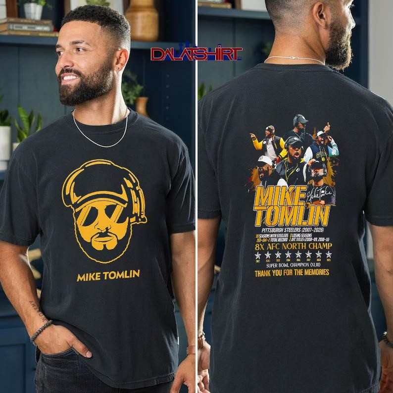 Mike Tomlin NFL Thank You For The Memories t-shirt