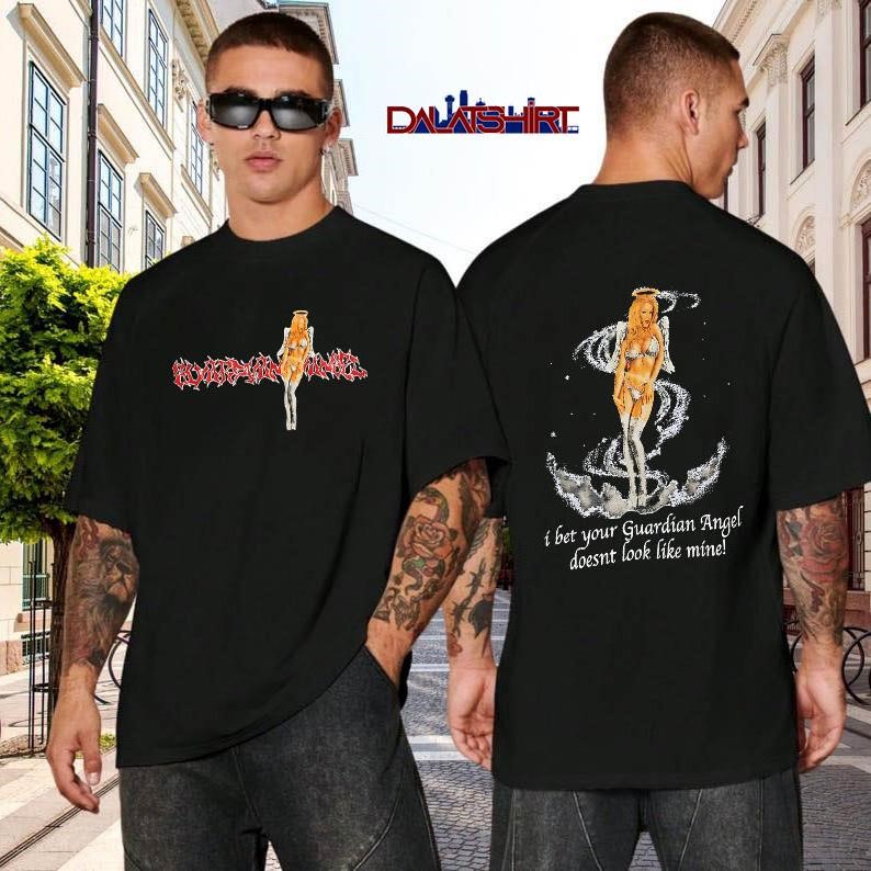 My Angel i bet your Guardian Angel doesnt look like mine black-shirt