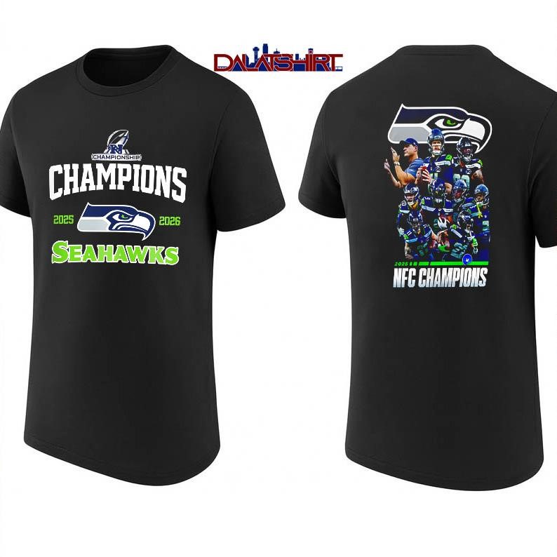 NFC Champions Seattle Seahawks 2025-2026 shirt