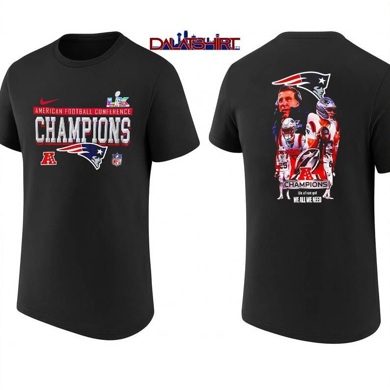 NFL 2026 Super Bowl New England Patriots graphic team players shirt