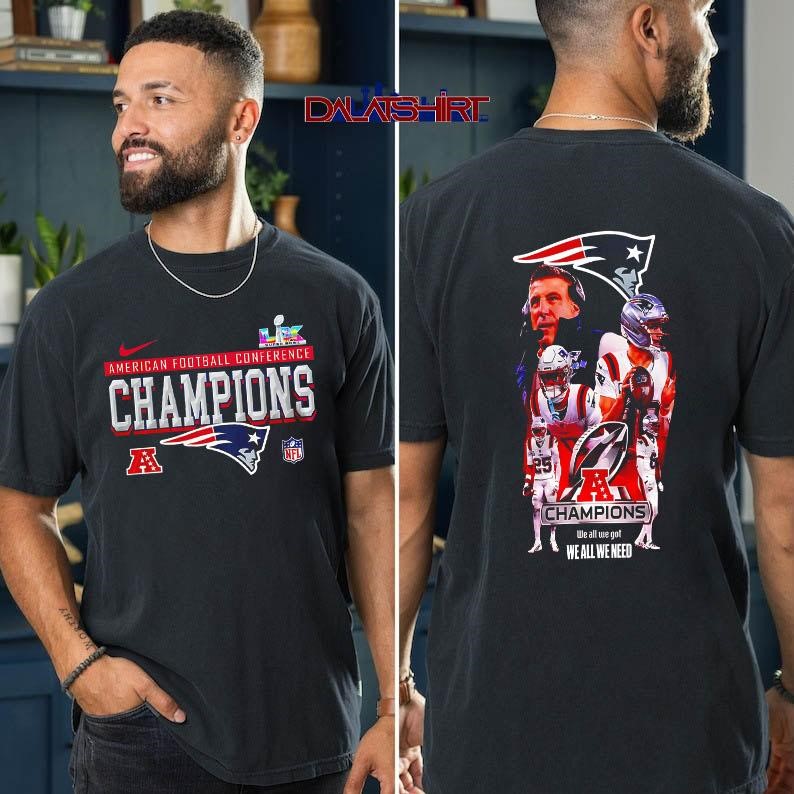 NFL 2026 Super Bowl New England Patriots graphic team players t-shirt