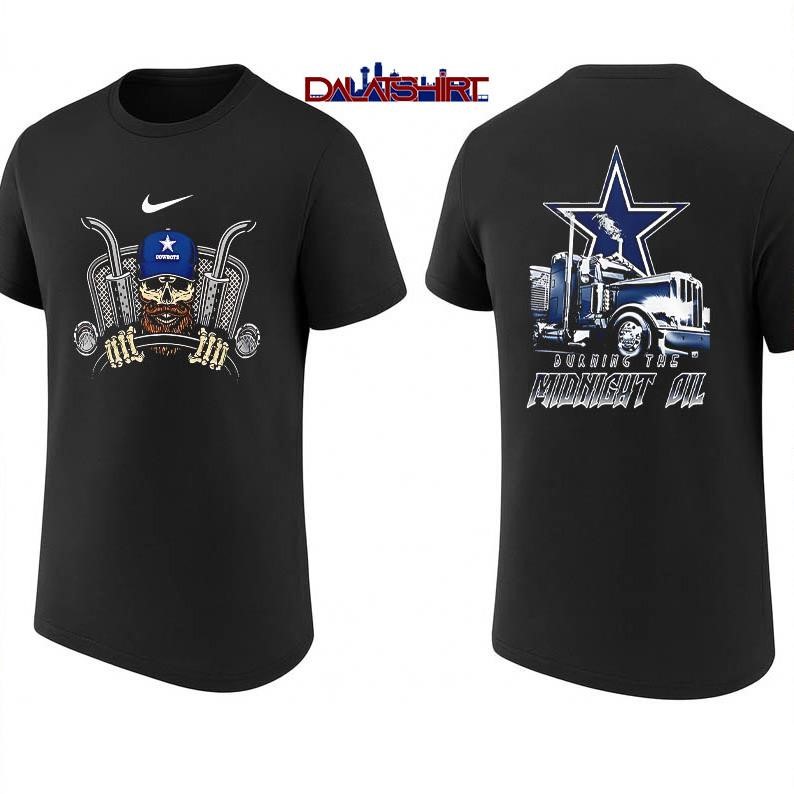 NFL Dallas Cowboys Truck Driver Burning The Midnight Oil shirt
