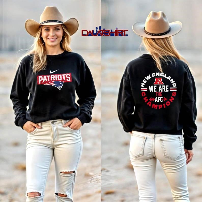 New England Patriots NFL 2026 Super Bowl We are the NFC Champions long-sleeve