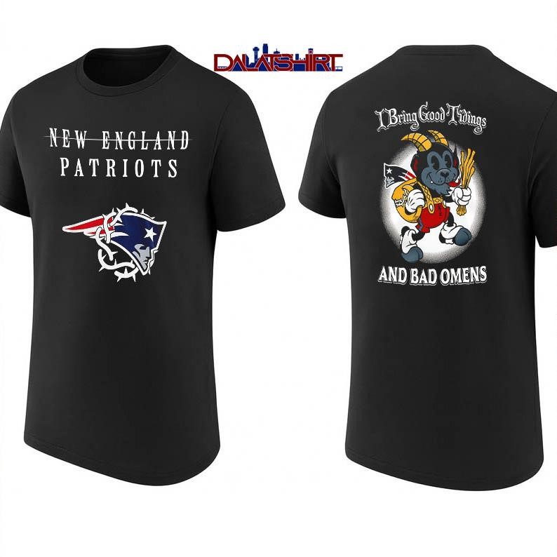 New England Patriots NFL x Bad Omens shirt