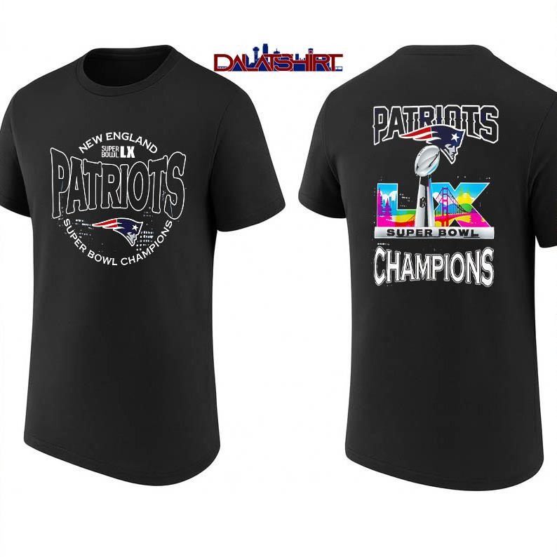 New England Patriots Super Bowl LX Champions Stylish shirt