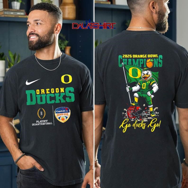 Oregon Ducks NCAA 2026 Cotton Bowl Champions t-shirt