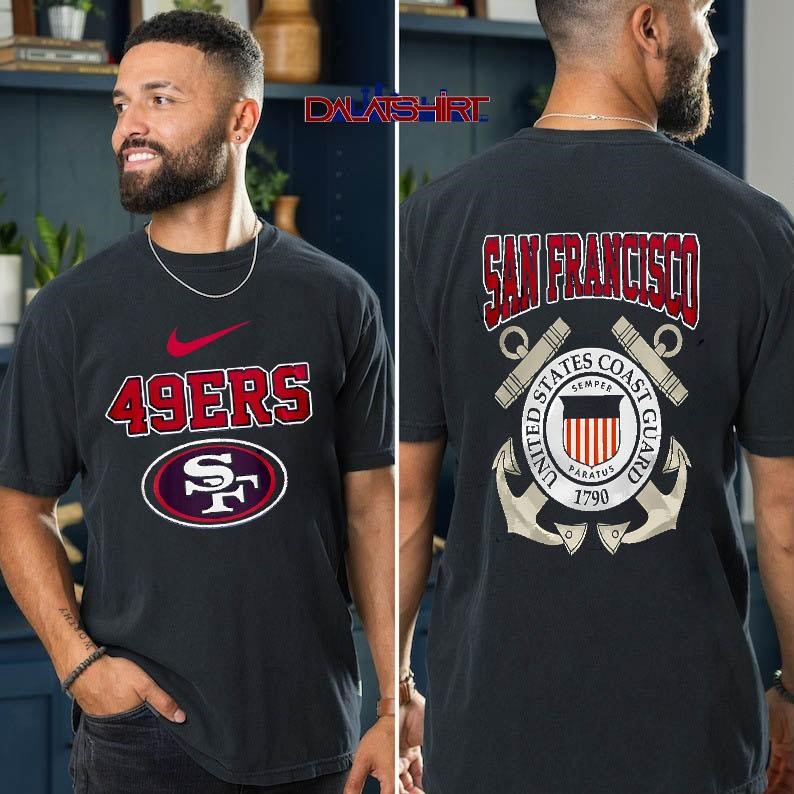 San Francisco 49ers x United States Coast Guard 2026 t-shirt