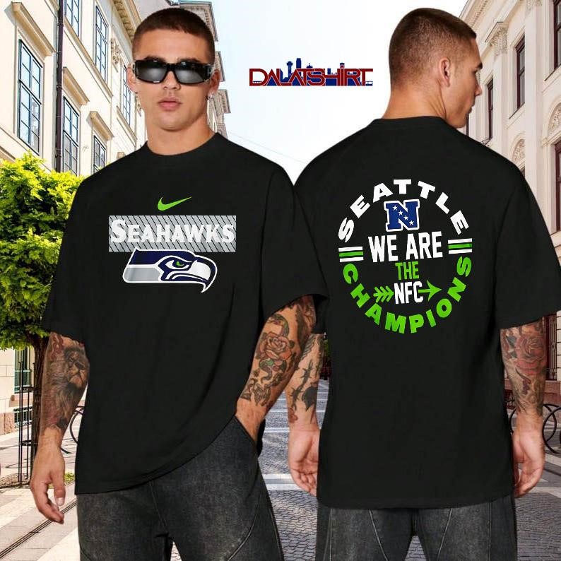 Seattle Seahawks NFL 2026 Super Bowl We are the NFC Champions black-shirt