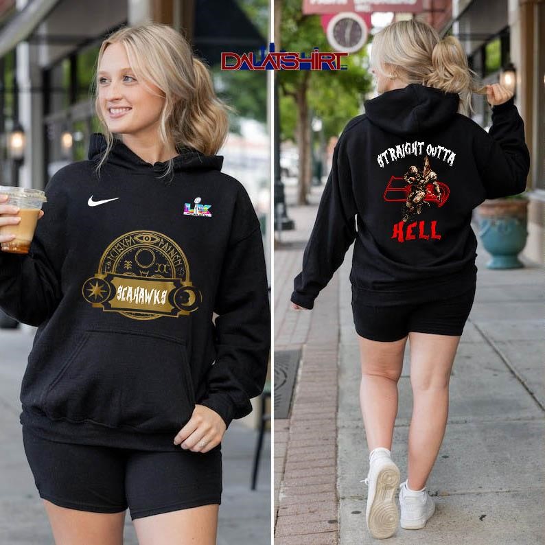 Seattle Seahawks NFL 2026 Super Bowl x Silent Hill hoodie