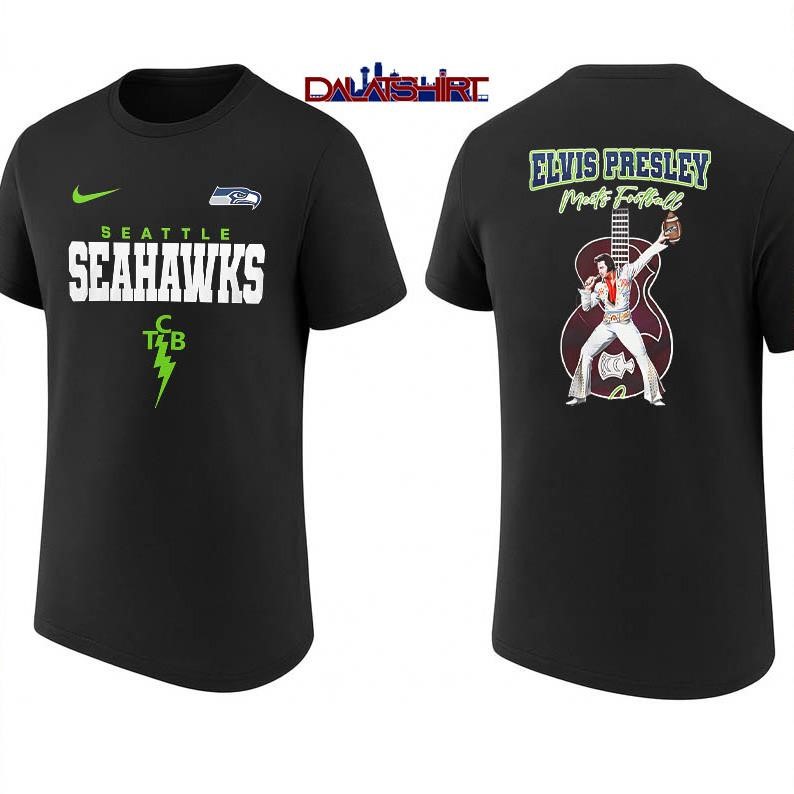 Seattle Seahawks NFL Elvis Presley Fan shirt