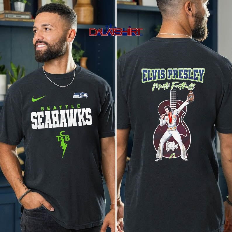 Seattle Seahawks NFL Elvis Presley Fan t-shirt