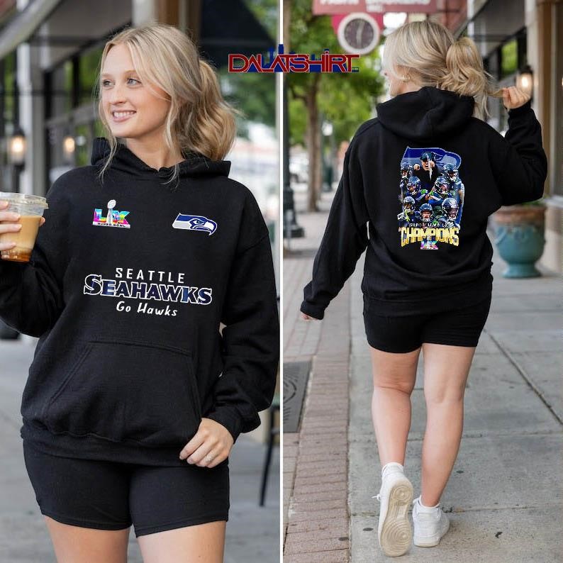 Seattle Seahawks Super Bowl LX Champions Go Hawks hoodie