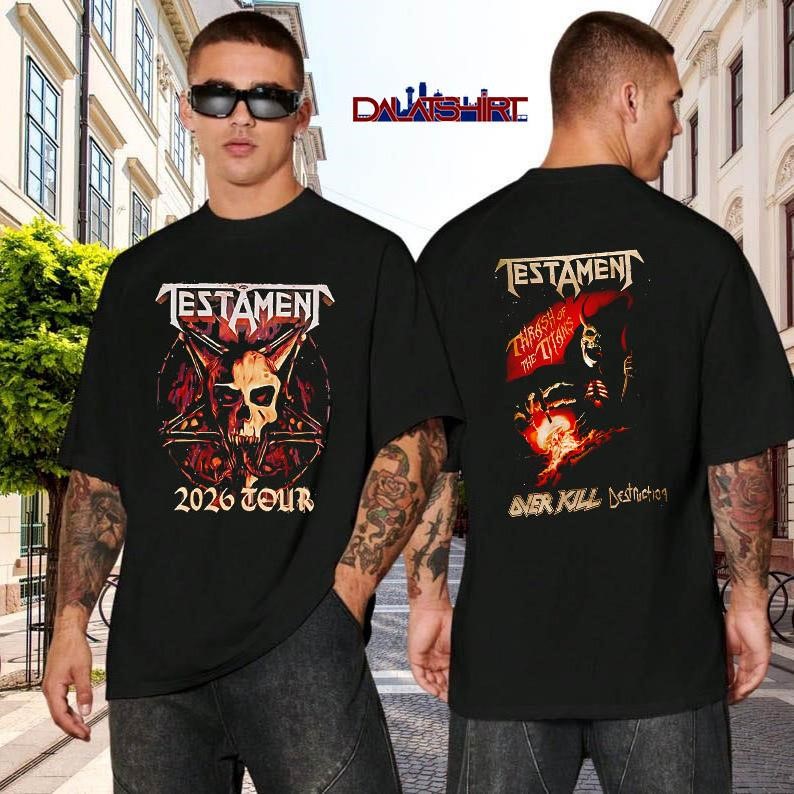 TTM TestAment World 2026 Tour black-shirt