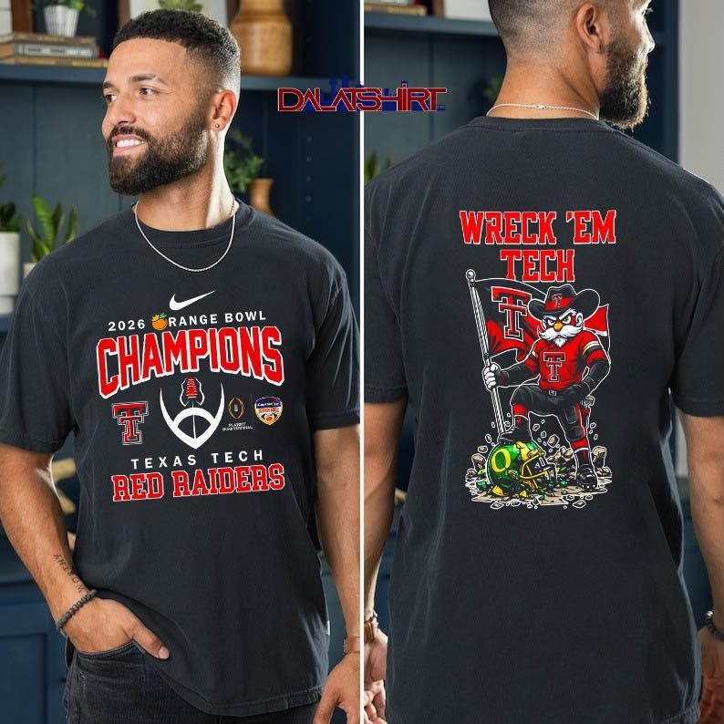 Texas Tech Red Raiders NCAA 2026 Cotton Bowl Champions t-shirt